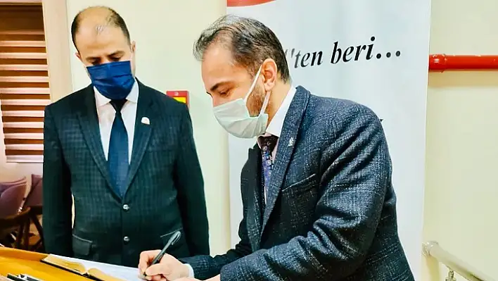 AK Parti Merkez İlçe'den KGC'yi ziyaret