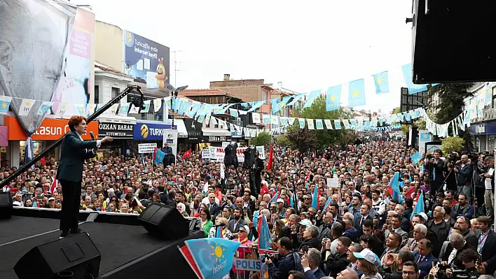 Akşener, 'Erdoğan'ın iktidarını yiyecekler'