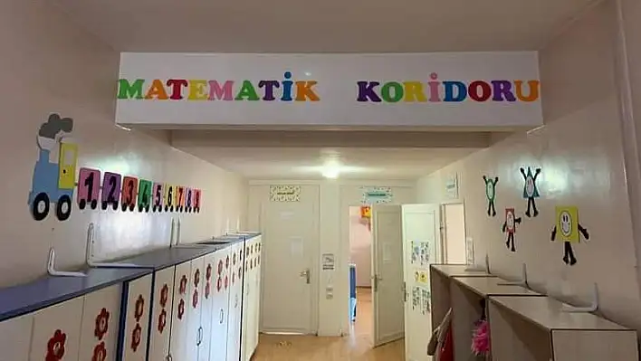 Anaokulunda matematik koridoru