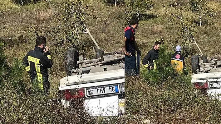 Araçta kaza! 1 ölü, 1 yaralı