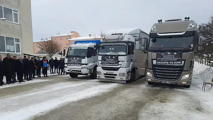 'Asrın felaketi' bölgesine yardımlar sürüyor