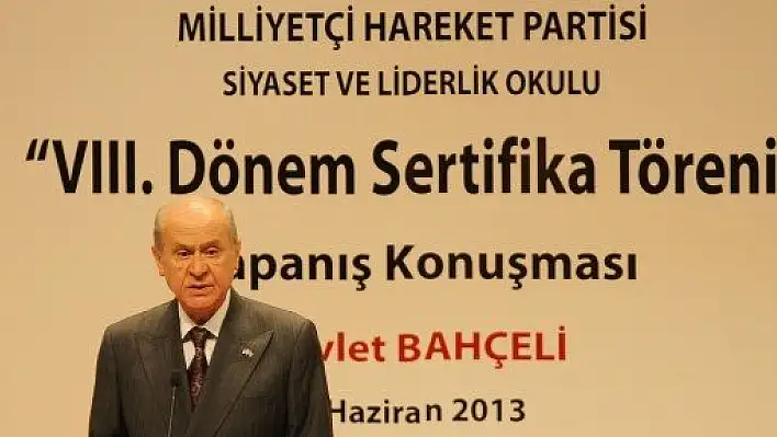 Bahçeli: Türkiye'de bir iktidar yenilenmesine ihtiyaç var