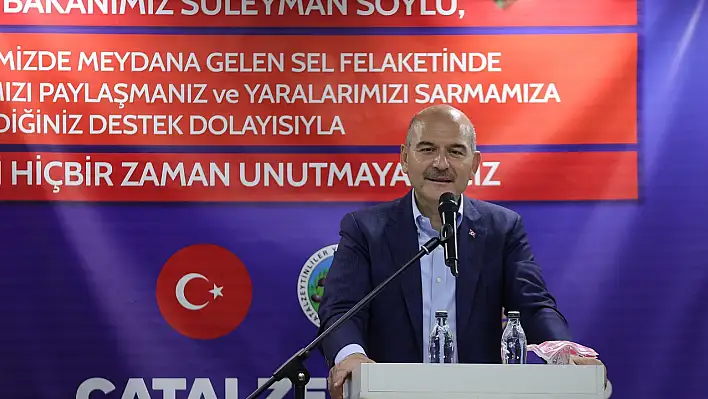 Bakan Soylu'dan Çatalzeytin Derneğine ziyaret