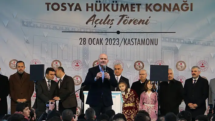 Bakan Soylu, Tosya'da