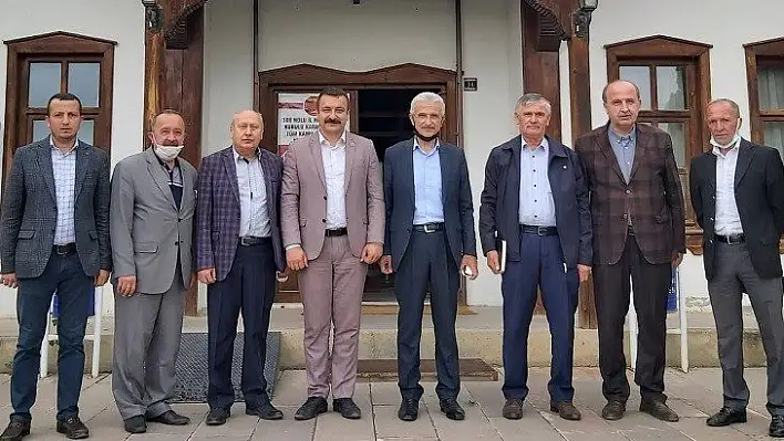 Başkan adayı Ergin'den Kuzeykent Mahallesi muhtarlığına ziyaret