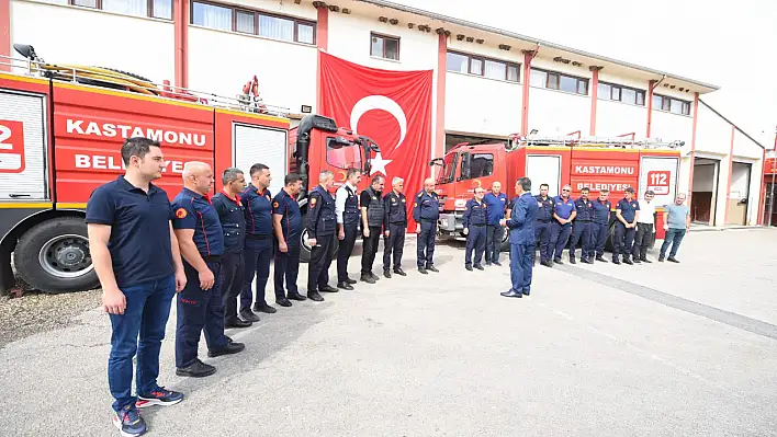 Başkan Vekili Yurt'tan itfaiye ziyareti