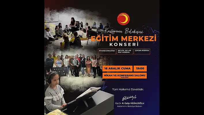 Belediye'den ücretsiz konser