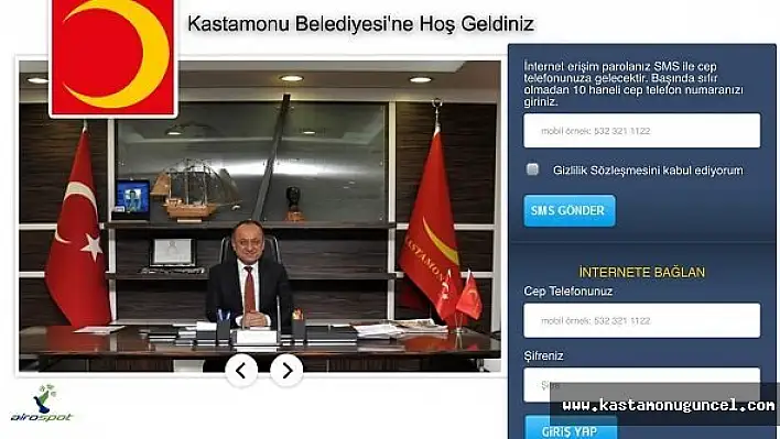 Belediyeden Ücretsiz Kablosuz İnternet Hizmeti