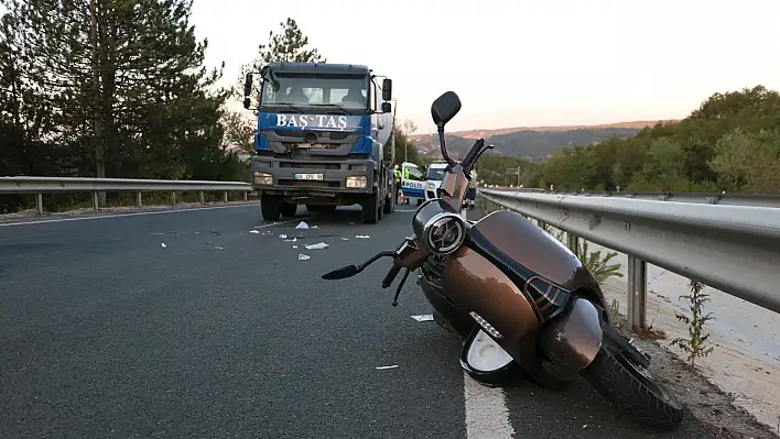 Beton mikseri ile çarpıştı! 2 yaralı