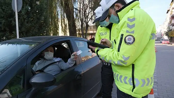 Bozkurt'ta yaya öncelikli trafik uygulaması