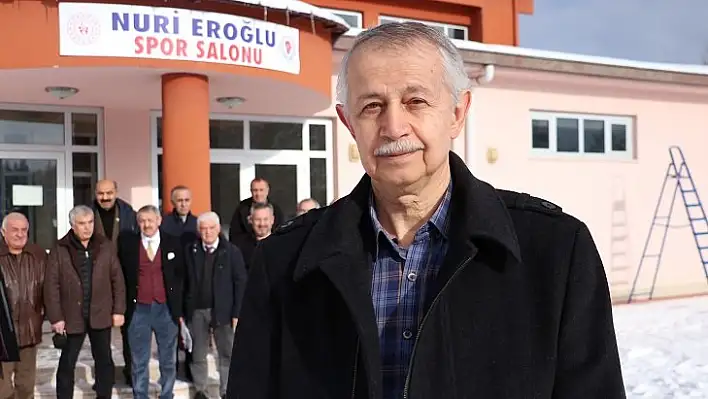 Bu spor salonuna Nuri Eroğlu'nun adı verildi