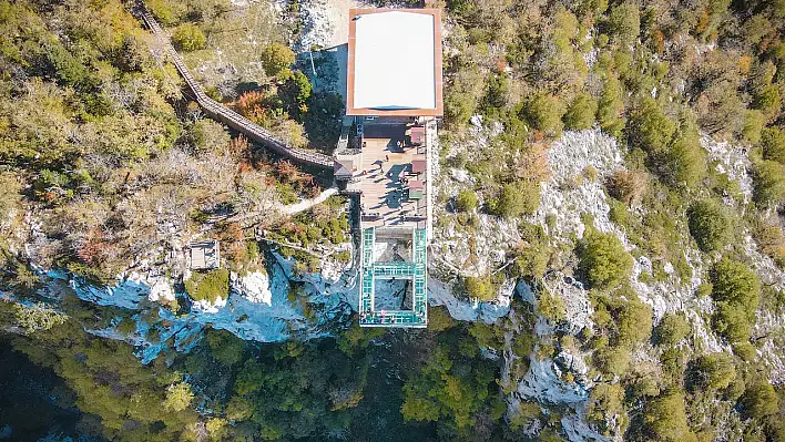 Cam terastan sonbaharın güzellikleri