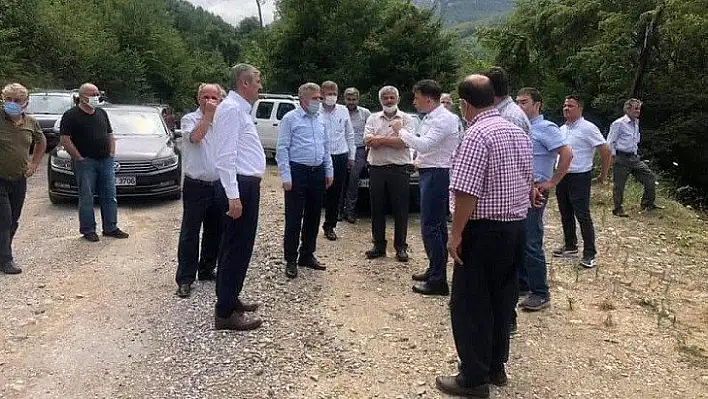 Çelik ve Ünlü'den Cide köylerine ziyaret