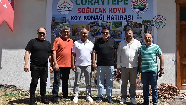 Ci̇de Soğucak köyünde rekor katılımlı bayramlaşma