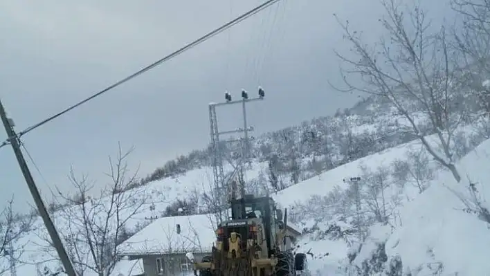 Cide'de karla mücadele çalışmaları aralıksız sürüyor