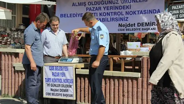 Cide'de Hassas Terazi Uygulaması