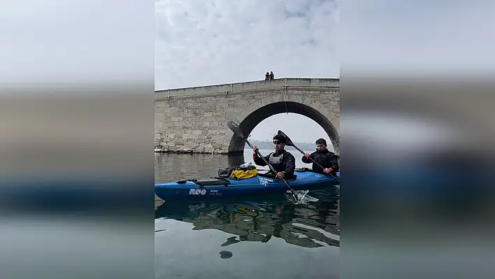 Çılgın İnebolulu kanocular Çanakkale yolunda