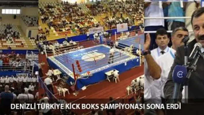 Denizli Türkiye Kick Boks Şampiyonası Sona Erdi