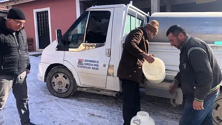 Deprem bölgesine işlenmiş süt gönderildi