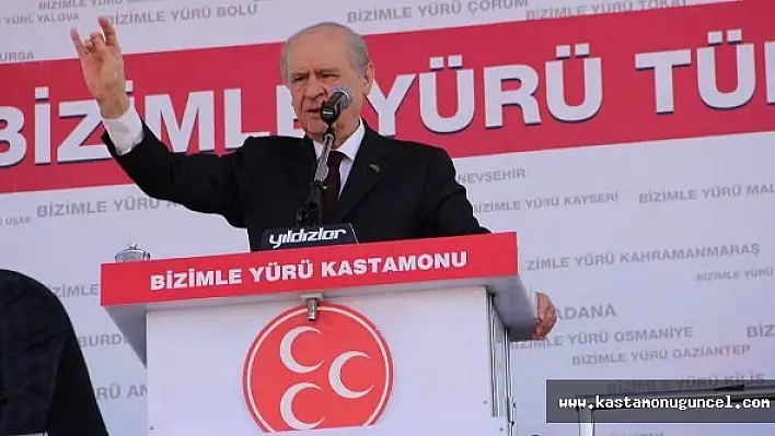 Devlet Bahçeli Kastamonu'da