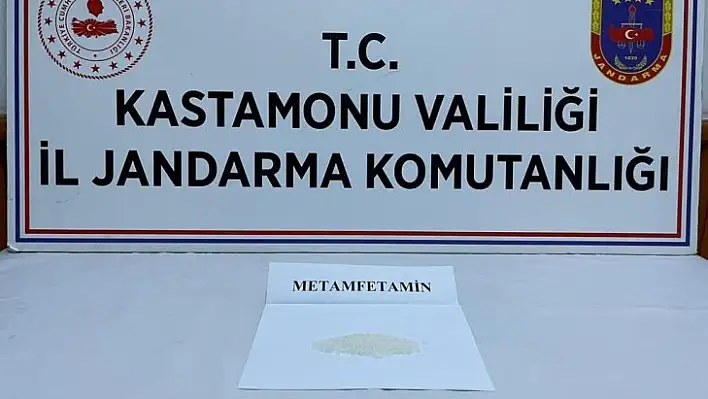 Durdurulan araçta metamfetamin ele geçirildi