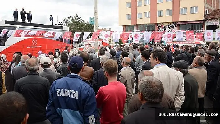 Emin Çınar, Devrekani'de Miting Düzenledi