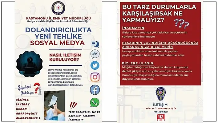 Emniyetten uyarı! 'Sizinle irtibat kuran arkadaşınız olmayabilir'