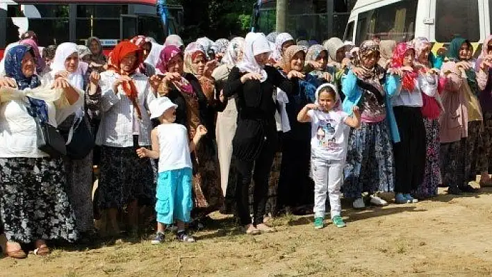 Fındık üreticisi yağmur duasına çıktı