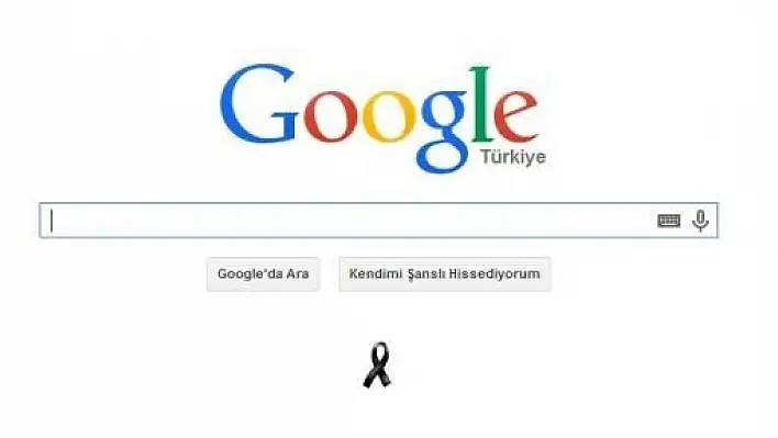 Google'dan Soma için siyah kurdele