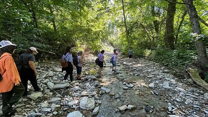 Hacıveli Kanyonu'nda doğa gezisi