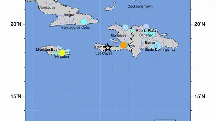 Haiti'de 7.2 büyüklüğünde deprem