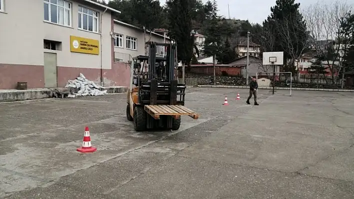 Hanönü'de 'forklift operatörlüğü' kursu