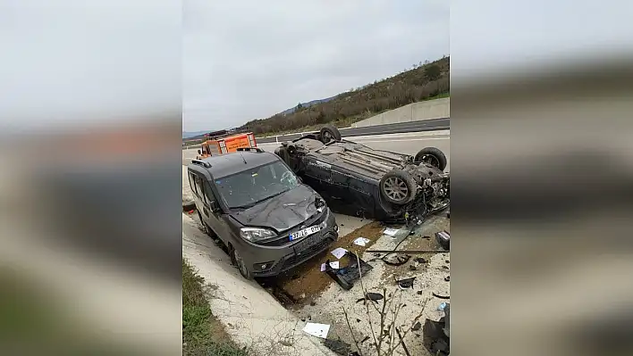 Hanönü'de kaza! Sürücü yaralandı