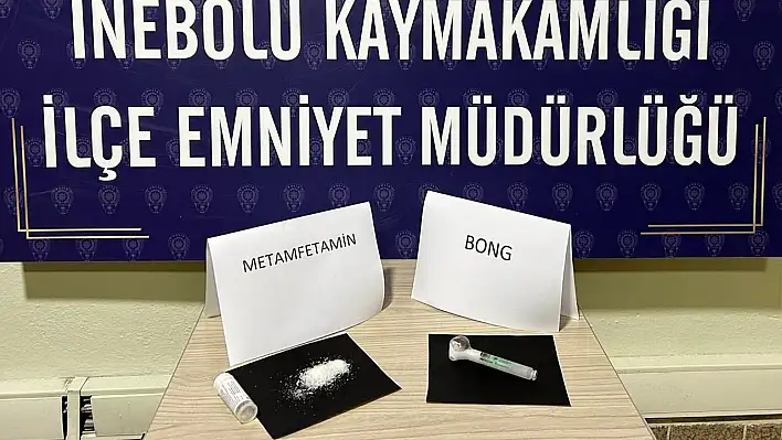 İnebolu'da metamfetamin maddesi ele geçirildi