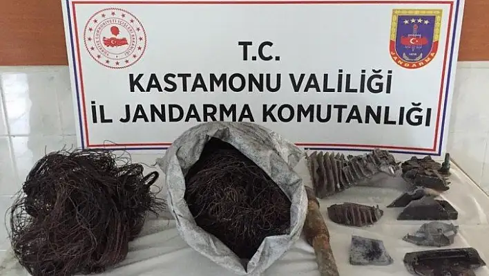 Kablo hırsızlığı yapmak isteyenleri jandarma suç üstü yakaladı