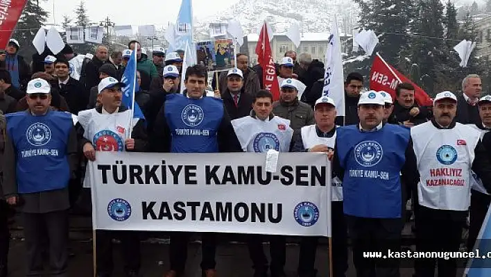 Kamu-Sen'den Bordro Yakma Eylemi