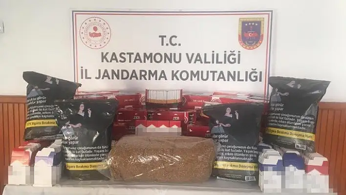 Jandarmadan kaçak tütün operasyonu