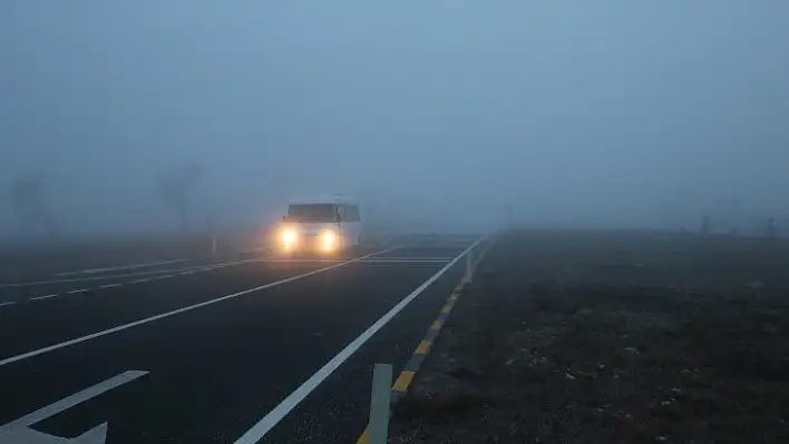 Kastamonu'da sis ulaşımı olumsuz etkiliyor