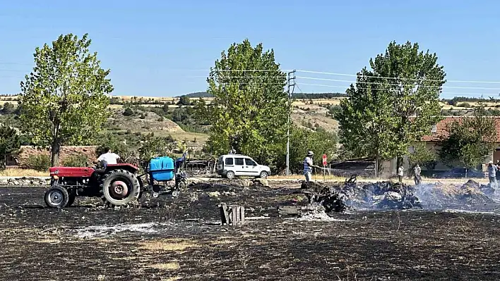 Tarlada çıkan yangın ormana sıçradı!