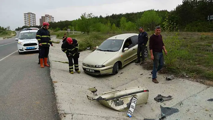 Alkollü sürücü kanalda durabildi! 1 yaralı