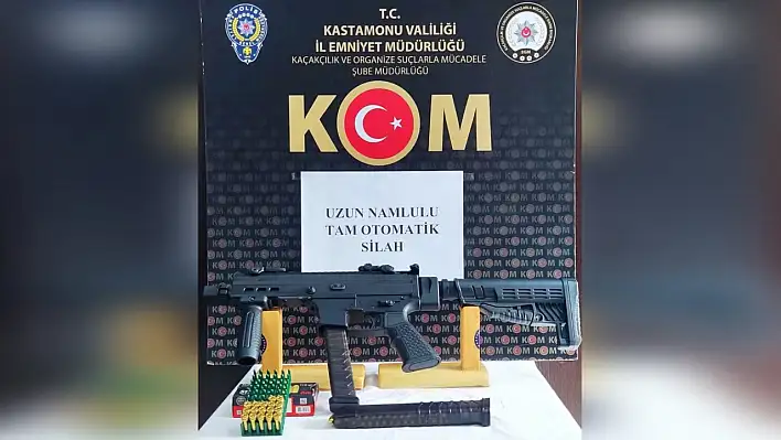 Kastamonu'da uzun namlulu silah yakalandı