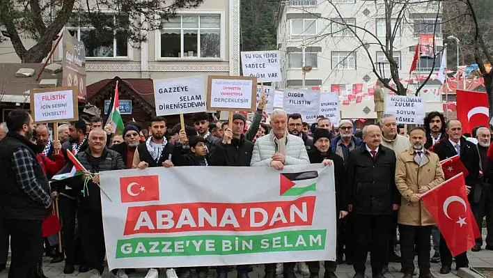 Abana'da Filistin yürüyüşü