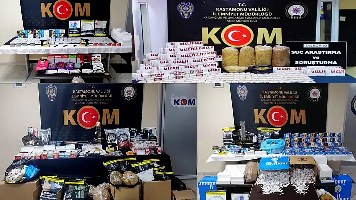 Kastamonu merkezli operasyon! 32 gözaltı