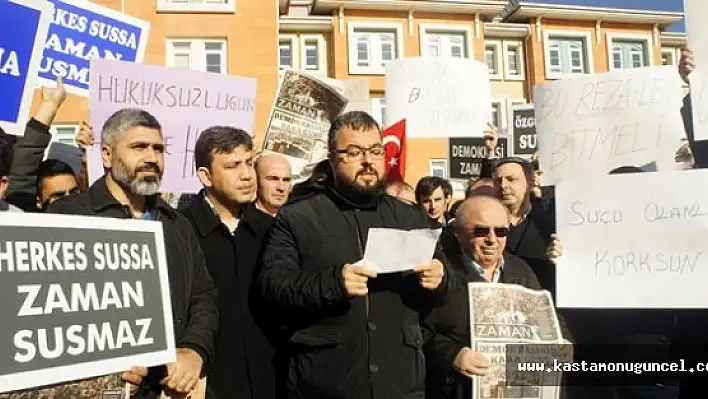 Kastamonu Adliyesi önünde eylem