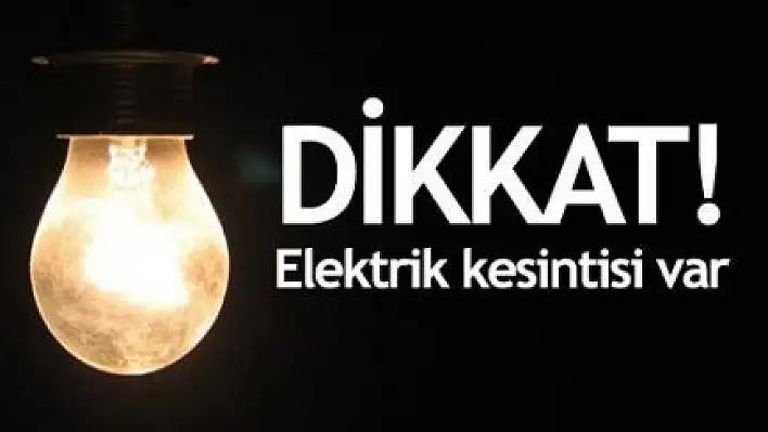 Kastamonu'da Elektrik Kesintisi