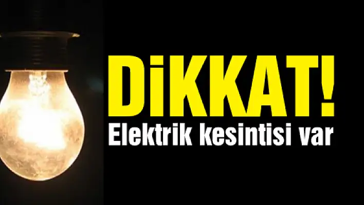 Kastamonu'da Elektrik Kesintisine Gidilecek