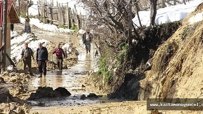 Kastamonu'da heyelan tehlikesi sürüyor