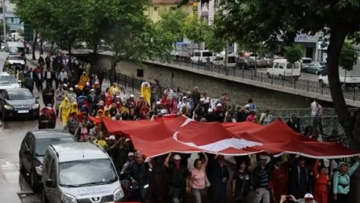 Kastamonu'da İstiklal Yolu Yürüyüşü başladı