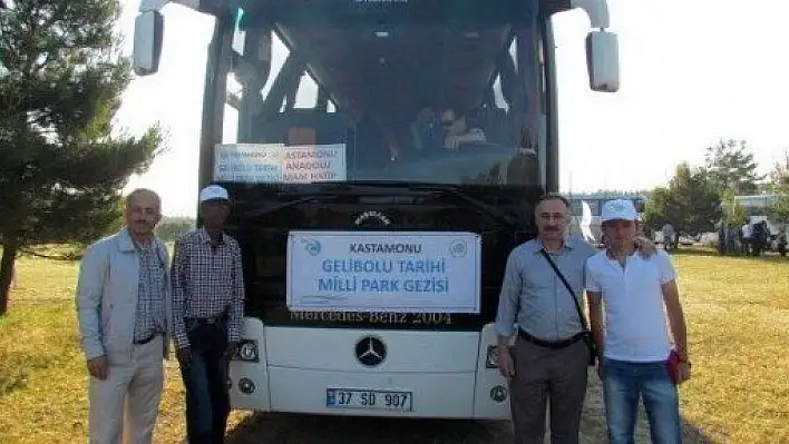 Kastamonulu öğrenciler Çanakkale'yi gezdi