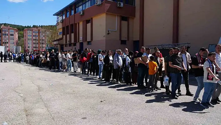 Kastamonuspor taraftarından yoğun ilgi